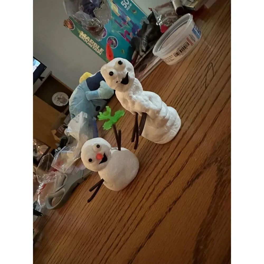 Kangaroo 3 Pack Build a Snowman Kit Snowballs Toys Outdoor Modeling Clay Craft